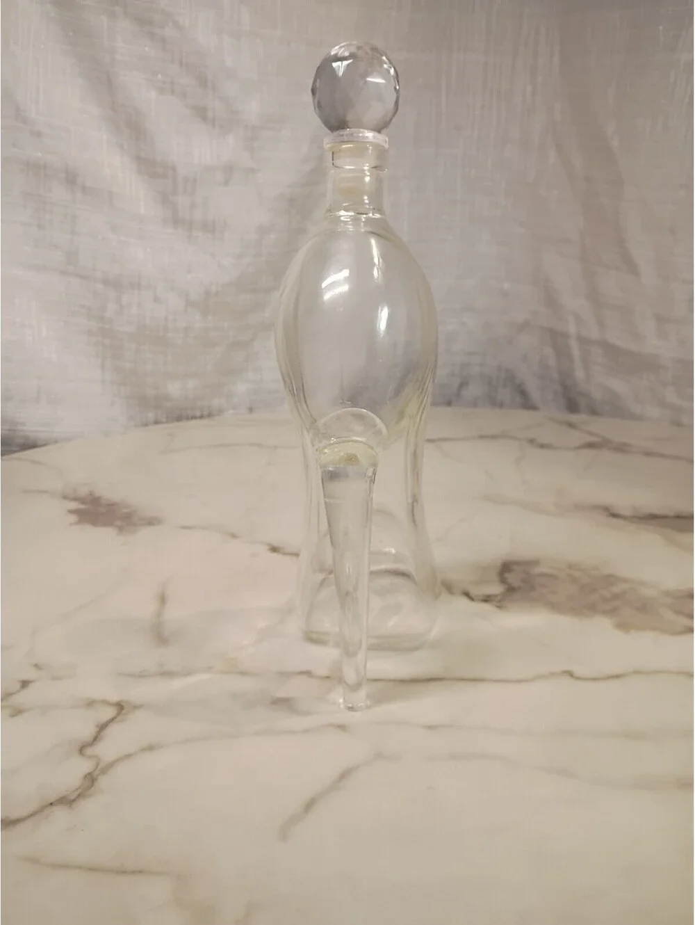 Clear Glass Stiletto High Heel Shoe Liquor Decanter Bar Accessories